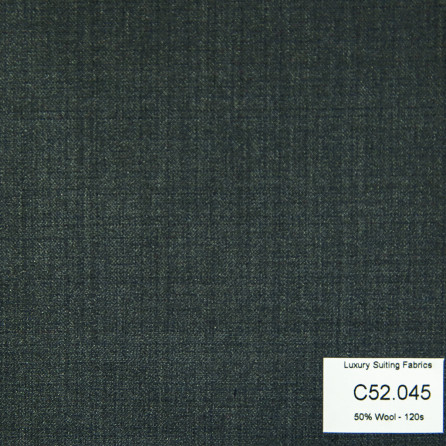 [ Hết hàng ] C52.045 Kevinlli V3 - Vải Suit 50% Wool - Xanh Dương Trơn